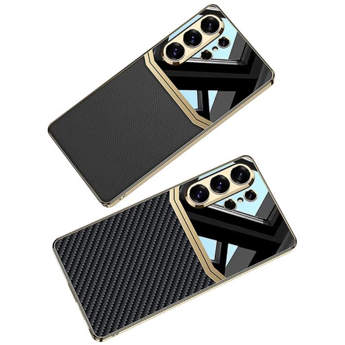 GKK - GKK Mobilskal för Samsung Galaxy S26 Ultra Elektropläterad TPU + PC - Titan Grå