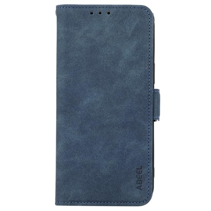 ABEEL - ABEEL Google Pixel 9a Plånboksfodral Konstläder Folio Ställ Blå