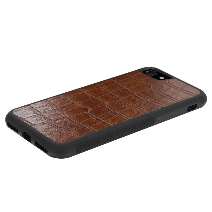 Boom of Sweden - Boom Croco skal till iPhone 6/7/8/SE 2020 - Brun