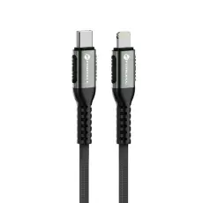 Forcell - Forcell Kabel USB-C Till Lightning 27W 1.2m - Svart