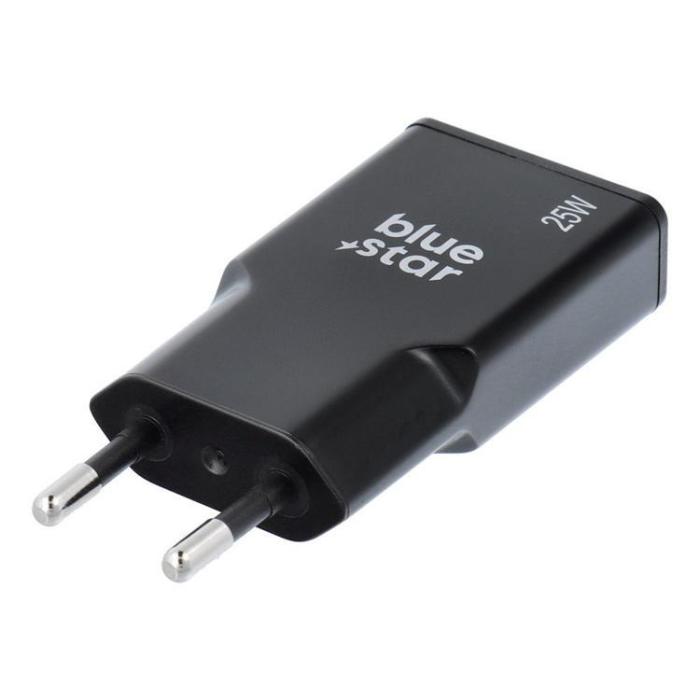 Blue Star - Blue Star Snabbladdare PD 25W USB-C USB-A GaN QC4.0 3A - Svart