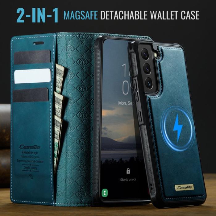 Caseme - CASEME C49 Fodral för Samsung Galaxy S22 5G MagSafe Grön