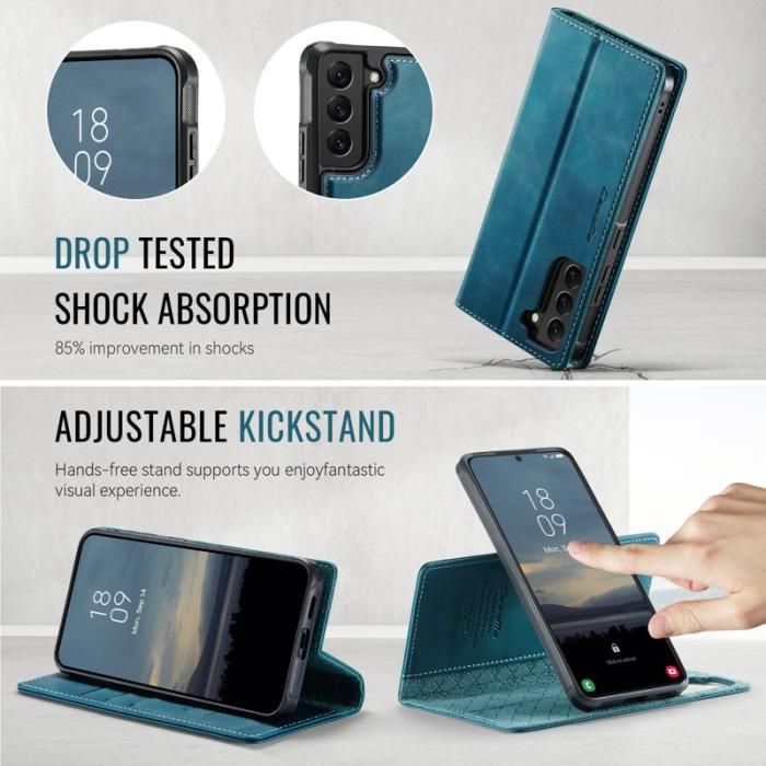 Caseme - CASEME C49 Fodral för Samsung Galaxy S22 5G MagSafe Grön