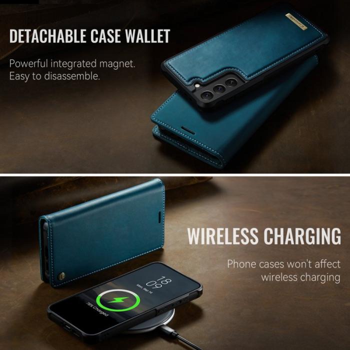 Caseme - CASEME C49 Fodral för Samsung Galaxy S22 5G MagSafe Grön