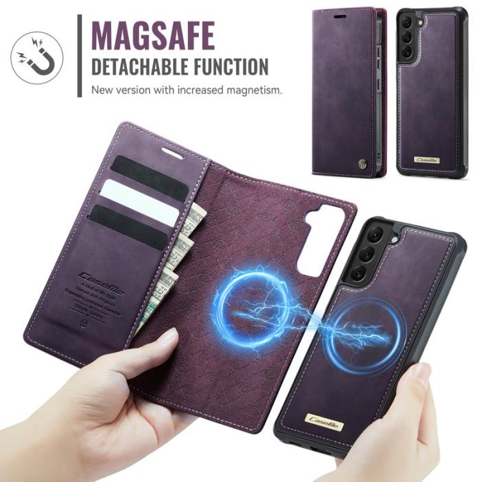 Caseme - CASEME C49 Fodral för Samsung Galaxy S22 5G MagSafe Lila