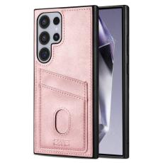 AZNS - AZNS K1 Series Samsung Galaxy S25 Ultra Fodral - KonstL&auml;der - Ros&eacute;guld