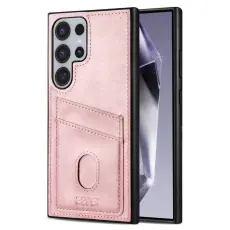 AZNS - AZNS K1 Series Samsung Galaxy S25 Ultra Fodral - KonstL&auml;der - Ros&eacute;guld