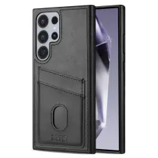 AZNS - AZNS K1 Series Samsung Galaxy S25 Ultra Fodral - Svart PU+TPU