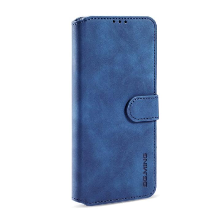DG.MING - DG.MING Retro KonstläderPlånboksfodral Samsung Galaxy A32 5G Blå