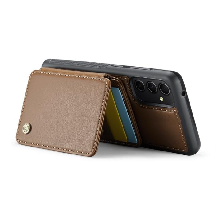 JEEHOOD - JEEHOOD J05 Fodral för Samsung Galaxy A54 5G Konstläder Brun