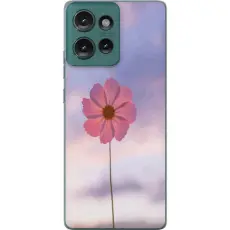 Gustaf - Mobilskal till Motorola Edge 50 med Rosa blomma