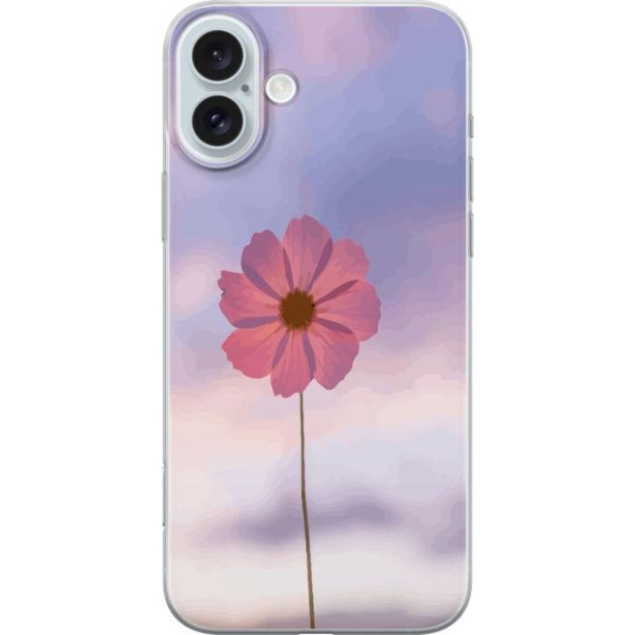 iSecrets - Mobilskal till Apple iPhone 16 Plus med Rosa blomma