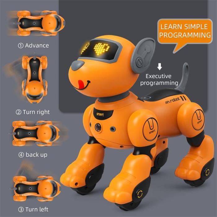 OEM - 2.4G Fjärrstyrd Hund RC Programmerbar Robot för Barn (6-8 år) BG1536