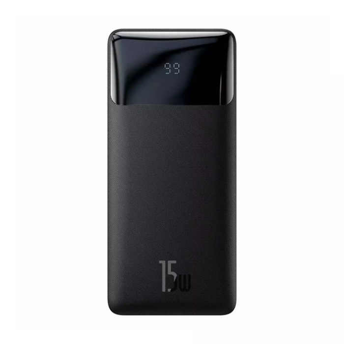 BASEUS - Baseus Bipow Digital Display Powerbank 10000mAh 15W - Svart