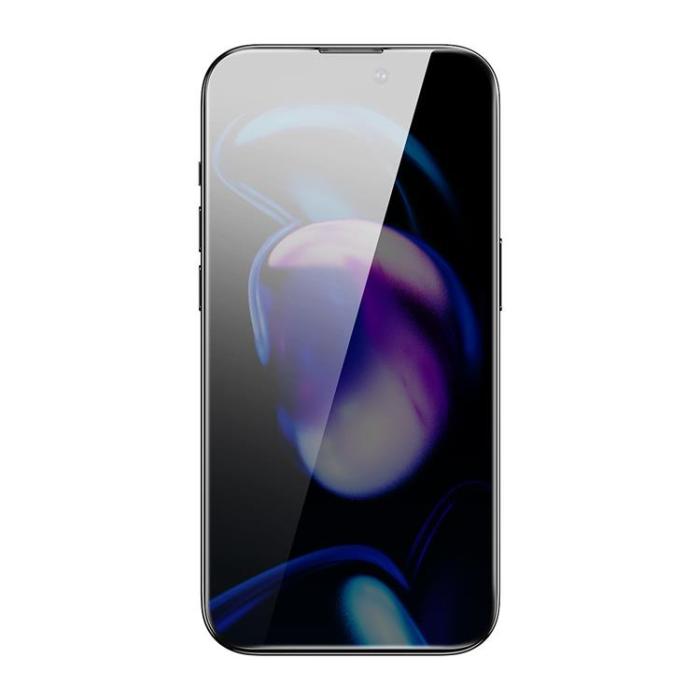 BASEUS - Baseus iPhone 14 Pro Härdat Glas Skärmskydd Anti Spy