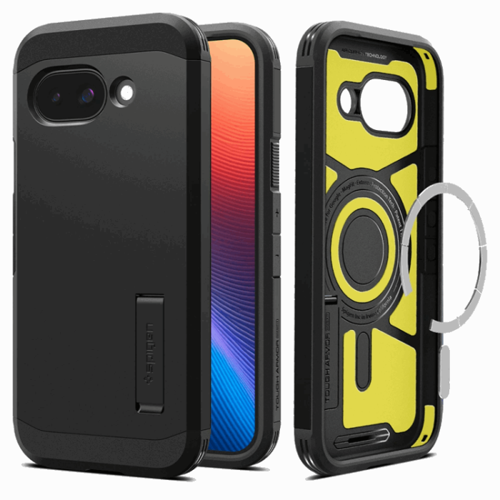 Spigen - Spigen Google Pixel 9a Mobilskal Magsafe Tough Armor - Svart