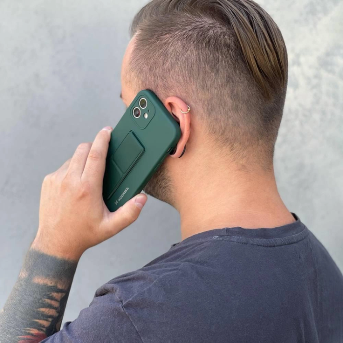 Wozinsky - Wozinsky Galaxy A32 4G Mobilskal Silikon Kickstand - Röd
