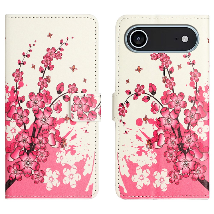 iPhone Air Plånboksfodral Pattern Print - Plum Blossom | 2353 | AlltMobil