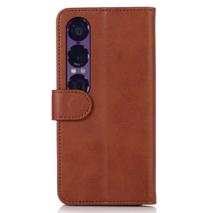 A-One Brand - Sony Xperia 1 VII Plånboksfodral Cowhide Texture Läder