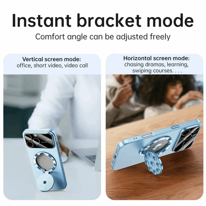 OEM - iPhone 14 Pro Max Mobilskal Magsafe Sugkopphållare Kickstand