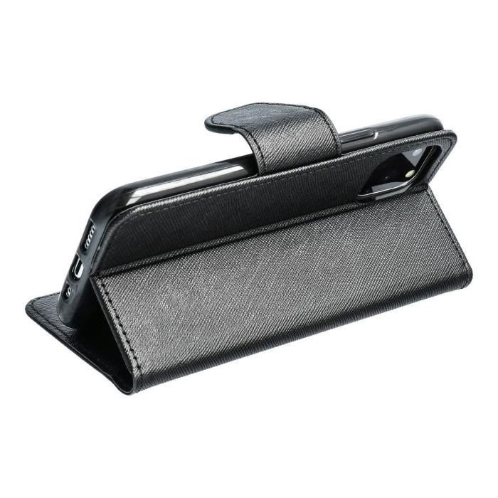 OEM - Galaxy Xcover 5 Plånboksfodral Fancy Eco Läder - Svart