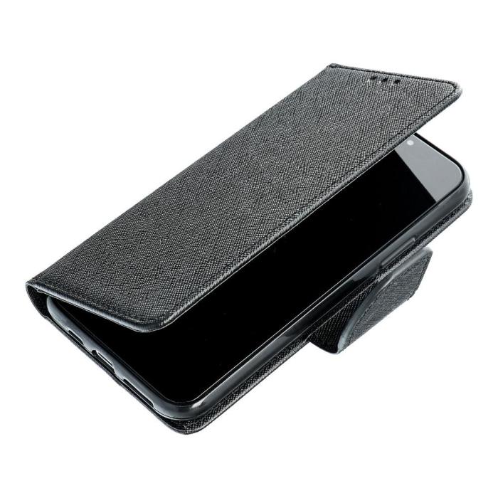 OEM - Galaxy Xcover 5 Plånboksfodral Fancy Eco Läder - Svart