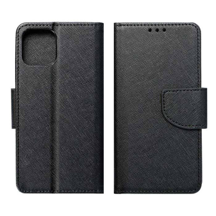 OEM - Galaxy Xcover 5 Plånboksfodral Fancy Eco Läder - Svart