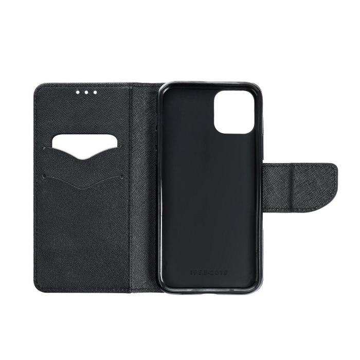 OEM - Galaxy Xcover 5 Plånboksfodral Fancy Eco Läder - Svart