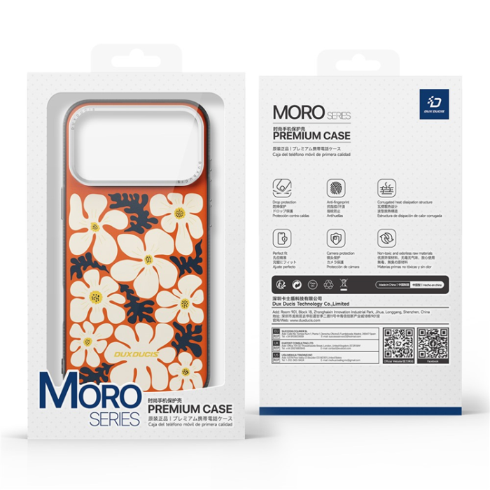 Dux Ducis - DUX DUCIS iPhone 17 Pro Mobiskal MagSafe Moro - Orange