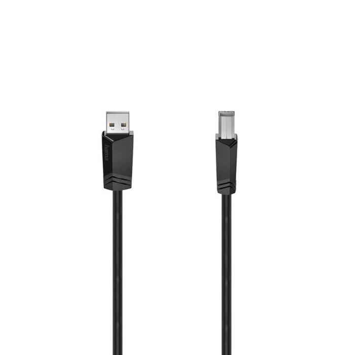 Hama - Hama Kabel USB 2.0 480 Mbit/s 1.5m - Svart