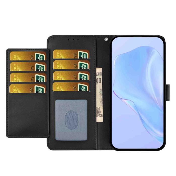 OEM - Samsung Galaxy S26 Plus Plånboksfodral Konstläder Rem - Svart