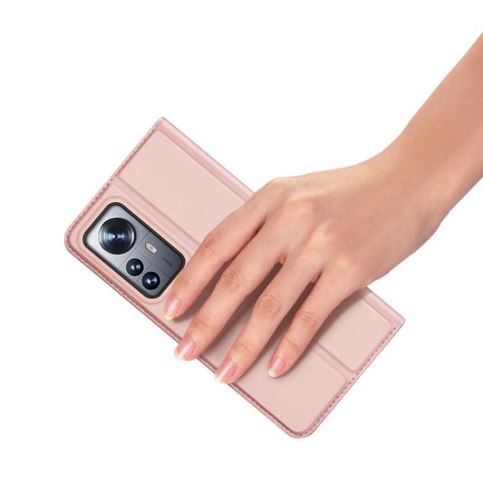 Dux Ducis - Dux Ducis Xiaomi 12 Pro Fodral Skin Series - Rosa