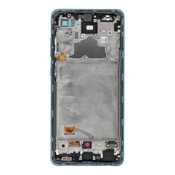 OEM - SAMSUNG A72 Skärm med LCD-display A725F ServicePack - Blå