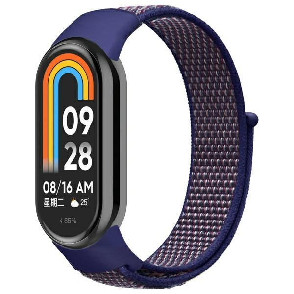 Beline Xiaomi Mi Band 9/8 Armband NylonLoop - Marinblå | 5122 | AlltMobil