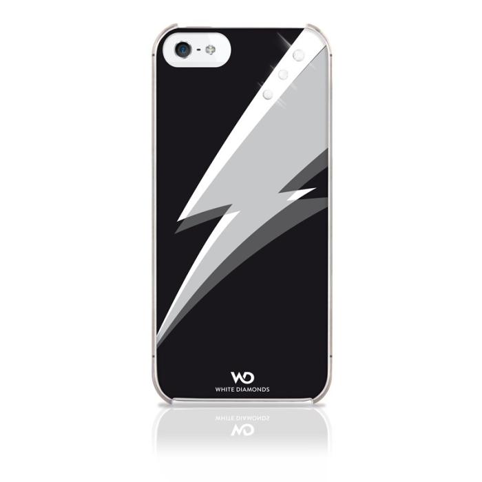 UTGATT1 - WHITE-DIAMONDS Blitz Svart Apple iPhone 5/5S/SE Skal