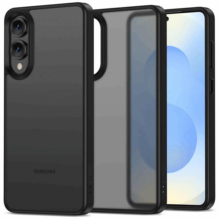 Tech-Protect Galaxy S25 Edge Mobilskal Magmat - Matt Svart | 2353 | AlltMobil