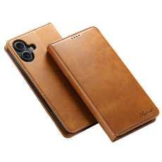 SUTENI - SUTENI iPhone 17 Plånboksfodral PU Läder - Khaki