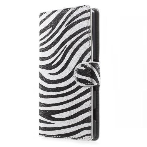 Plånboksfodral till Sony Xperia Z3+ - Zebra | 2353 | AlltMobil