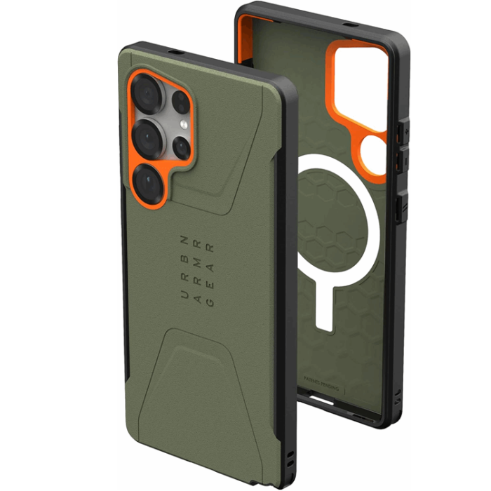 UAG - UAG Galaxy S25 Ultra Mobilskal MagSafe Civilian Pro - Olive