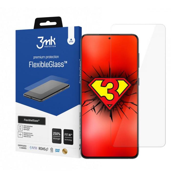 3MK - 3MK Galaxy S21 +Plus Hybrid Okrossbart Glas FlexibleGlass