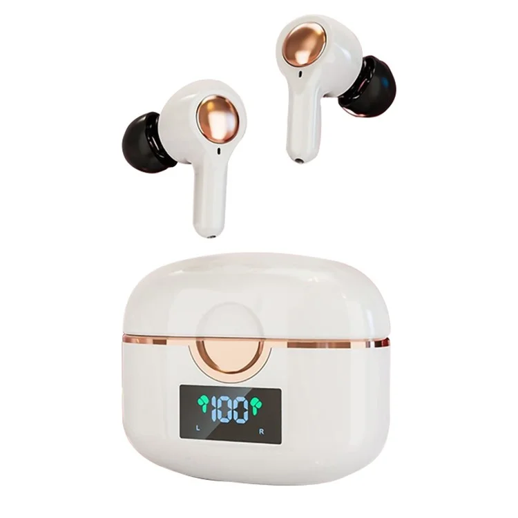 TWS In-Ear Hörlurar Bluetooth T22 - Vit | 505771 | AlltMobil