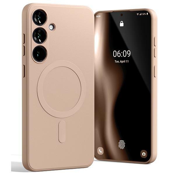 Mercury Galaxy S24 Plus Mobilskal MagSafe Semi-Silikon - Rosa Sand | 2353 | AlltMobil