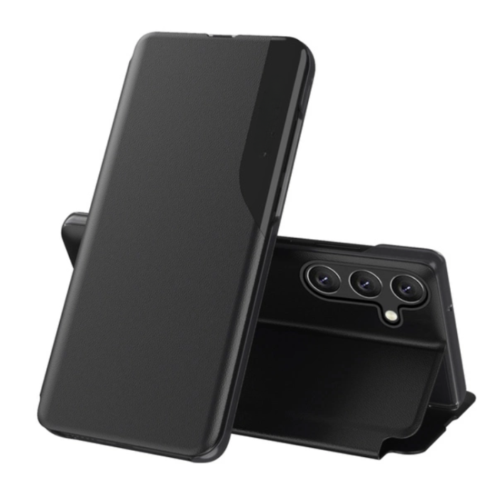 OEM - Galaxy A26 Fodral Eco Läder View Elegant Flap - Svart