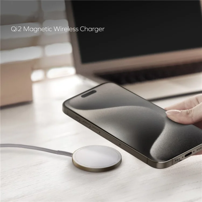 Momax - MOMAX Qi2 MagSafe Trådlös Laddare iPhone 15W