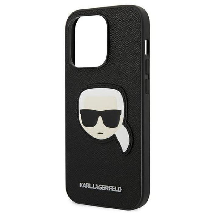 KARL LAGERFELD - Karl Lagerfeld iPhone 14 Pro Skal Original Faceplate - Svart