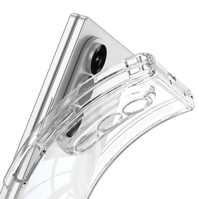 GKK - GKK Galaxy Z Fold 7 Mobilskal Magnetic Hinge Airbag - Clear