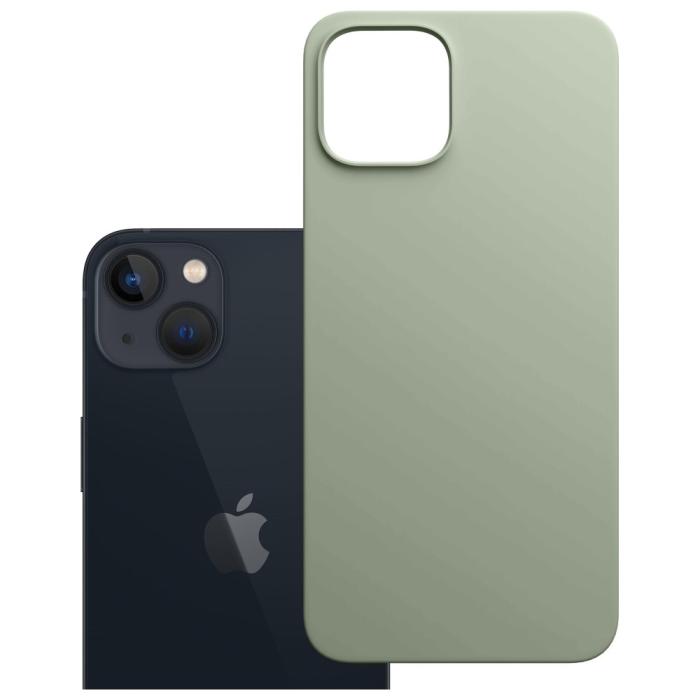 3MK - 3MK iPhone 15 Mobilskal MagSafe Silikon Hardy - Grön