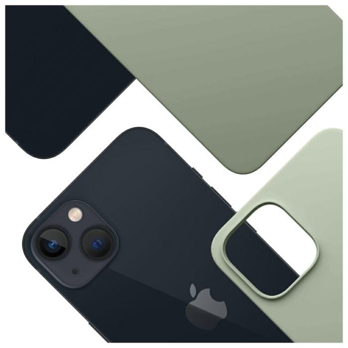 3MK - 3MK iPhone 15 Mobilskal MagSafe Silikon Hardy - Grön
