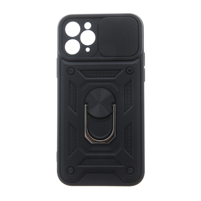 OEM - iPhone 16e Mobilskal Defender Slide - Svart