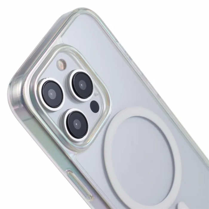 KIGC - KIGC iPhone 15 Pro Mobilskal Magsafe Dazzling Color - Transparent